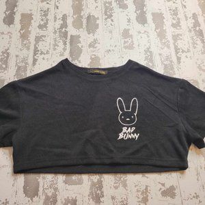 2371 MiraLuxe Bad Bunny‎ Women's Crop Top Size Large